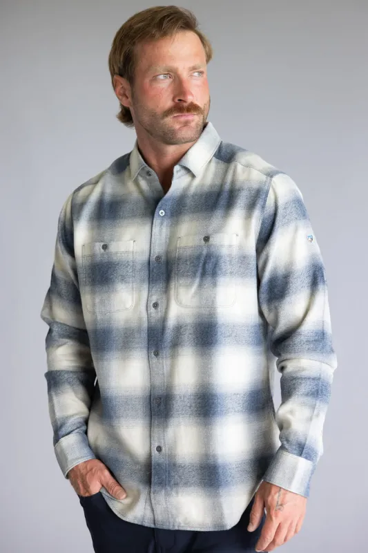 Kuhl Law Flannel Shirt for Men in Fog Harbor | 7373-FOGHARBOR sold by Glik’s
