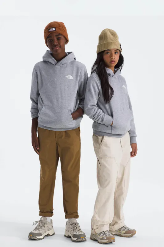 The North Face Teen Evolution Box Hoodie in Pale Grey | NF0A8CZC-ENI sold by Glik’s