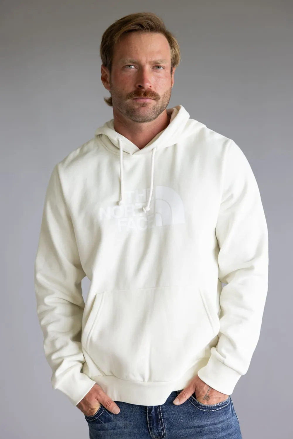 The North Face Half Dome Hoodie for Men in White Dune | NF0A8CWR-QLI sold by Glik’s product image thumbnail 3