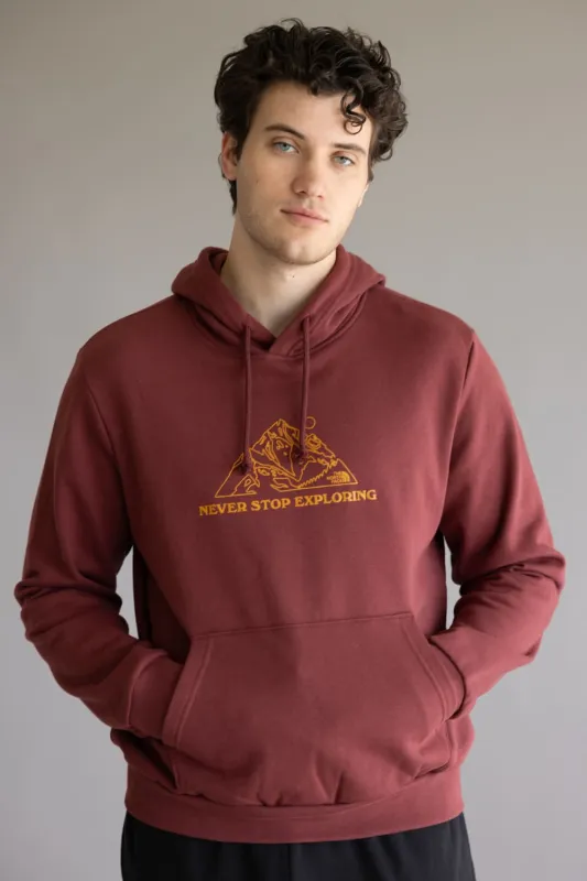 The North Face Evolution Mountain Hoodie for Men in Sumac | NF0A8FMU-0VO sold by Glik’s