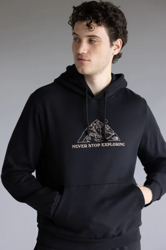 The North Face Evolution Mountain Hoodie for Men in Black | NF0A8FMU-JK3 sold by Glik’s