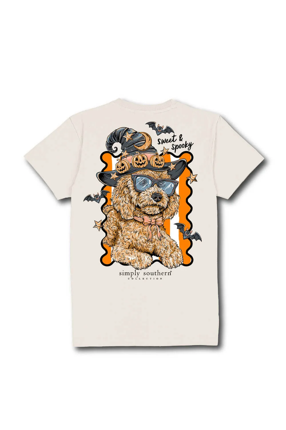 Simply Southern Sweet & Spooky T-Shirt for Women in Whisper White | SS-SWEETSPKY-WISP sold by Glik’s product image thumbnail 3