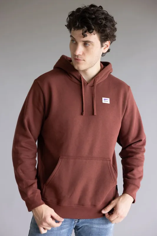 Patagonia Men’s Sticker Uprisal Hoodie in Dried Vanilla | 39696-DVL VANILLA sold by Glik’s