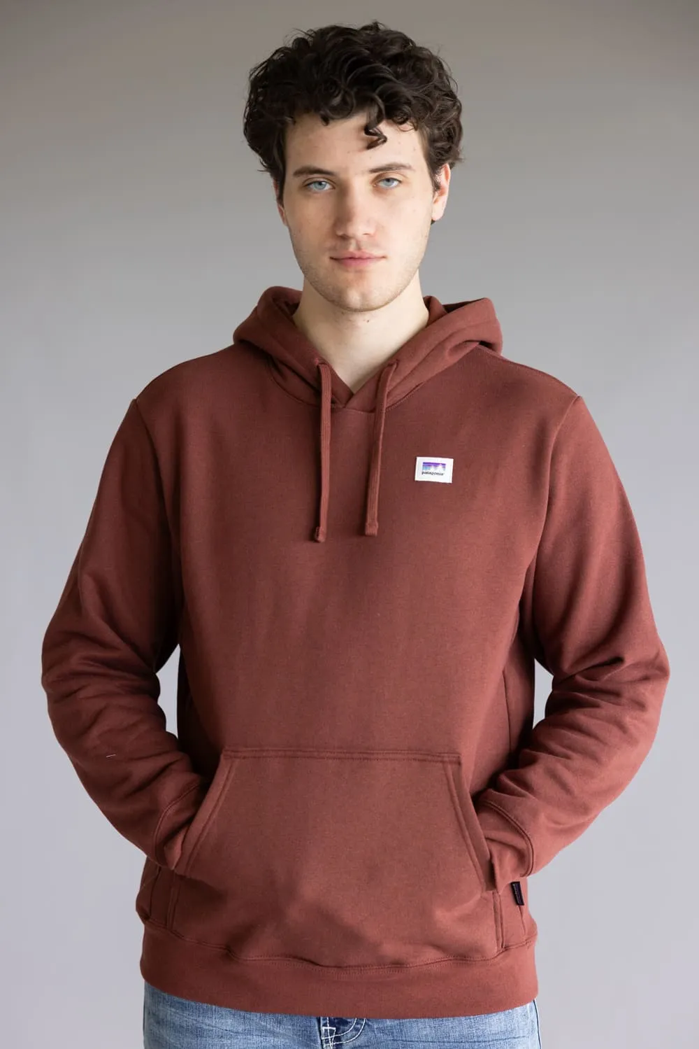 Patagonia Men’s Sticker Uprisal Hoodie in Dried Vanilla | 39696-DVL VANILLA sold by Glik’s product image thumbnail 4