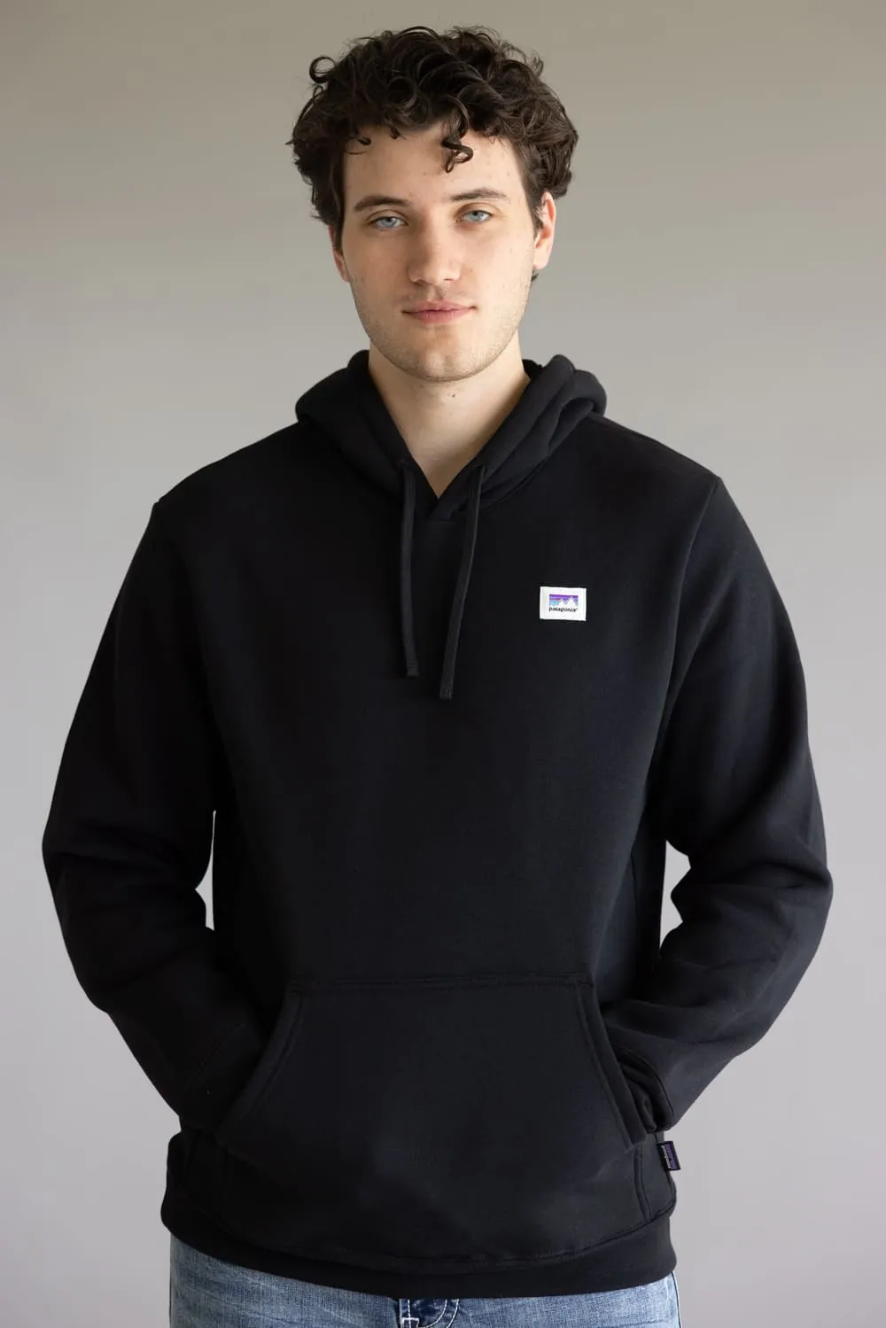 Patagonia Men’s Sticker Uprisal Hoodie in Black | 39696-BLK BLACK sold by Glik’s product image thumbnail 4