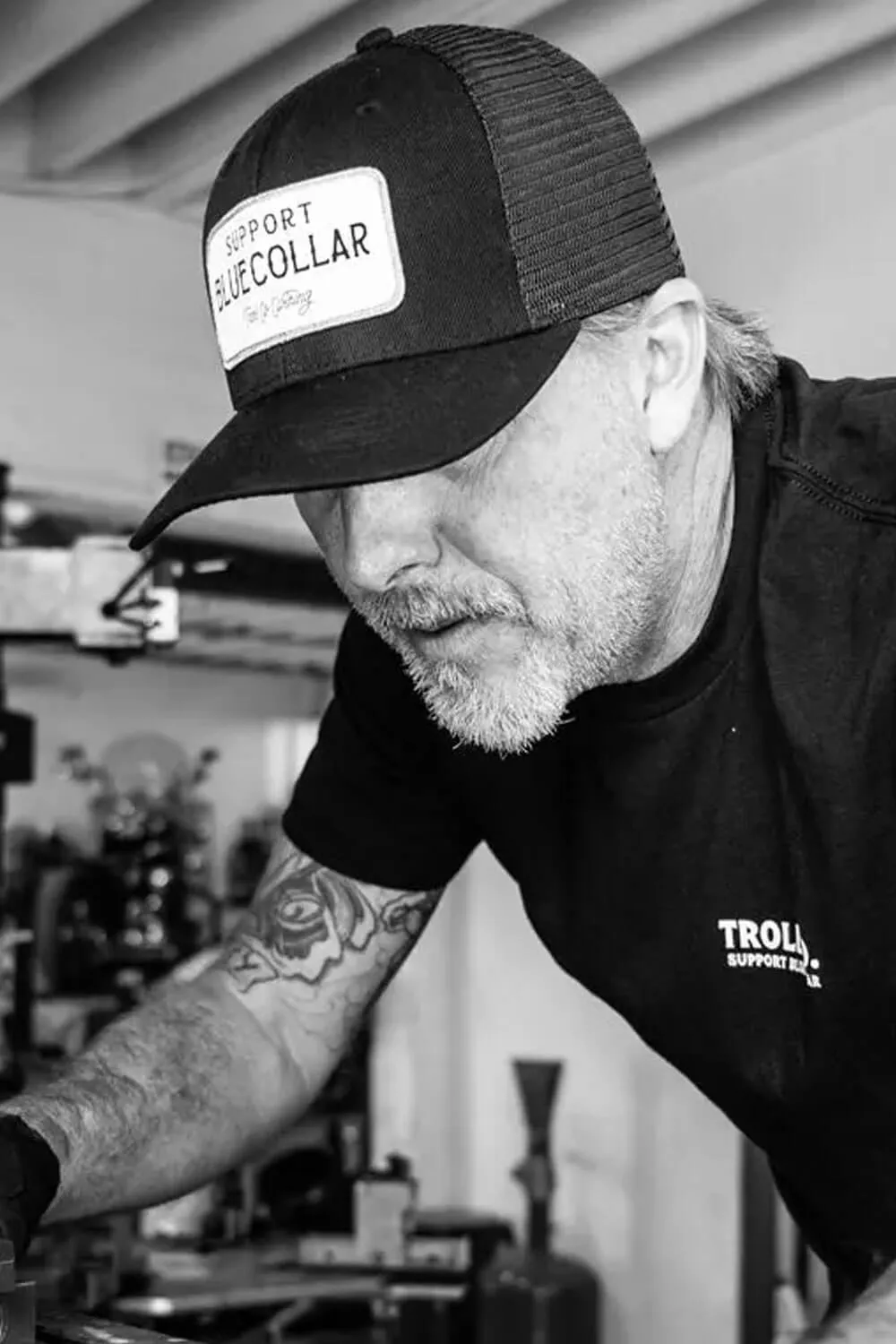 Troll Co. Barricade Snap Back Trucker Hat for Men in Black | TC0316-CLASSIC sold by Glik’s product image thumbnail 3