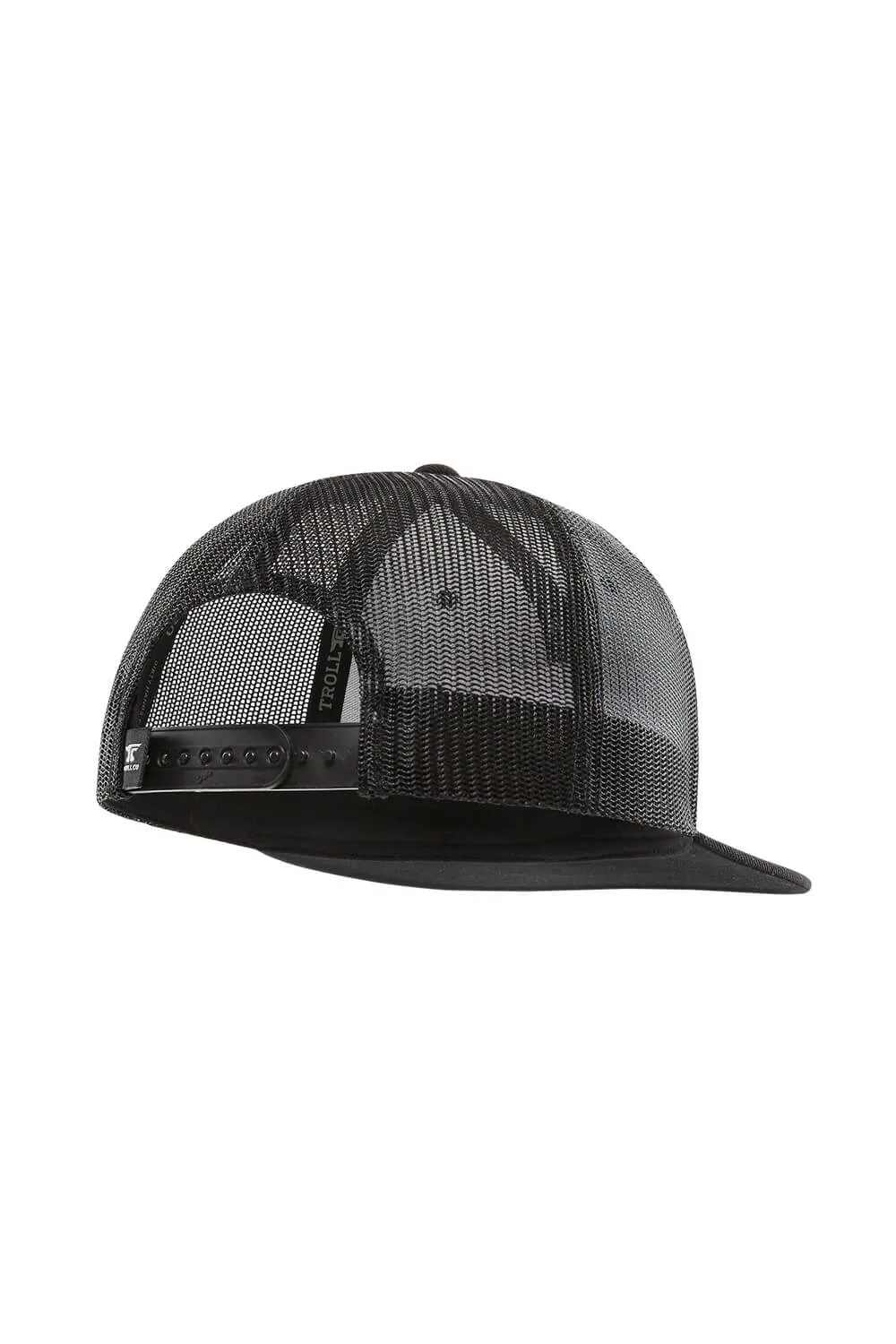 Troll Co. Barricade Snap Back Trucker Hat for Men in Black | TC0316-CLASSIC sold by Glik’s product image thumbnail 4