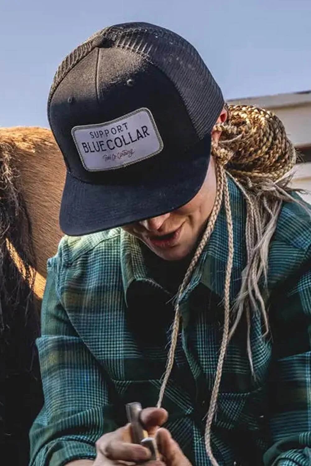 Troll Co. Barricade Snap Back Trucker Hat for Men in Black | TC0316-CLASSIC sold by Glik’s product image thumbnail 2