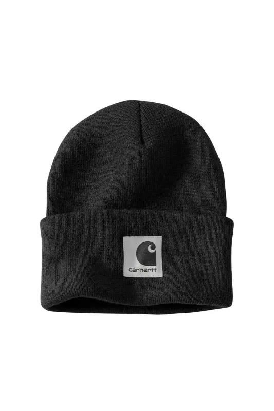 Carhartt Knit Satin Lined Beanies for Women in Black | 107248-BLK made by Carhartt