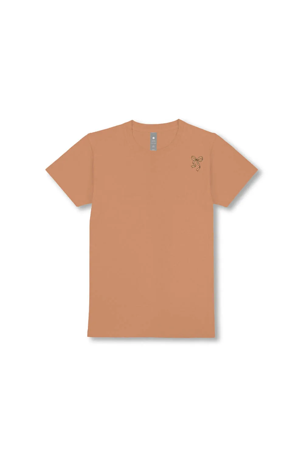 Simply Southern Youth Camo Bow Cherries T-Shirt for Girls in Chestnut | YTH-SS-CAMOCHRY-CHSTNT sold by Glik’s product image thumbnail 2