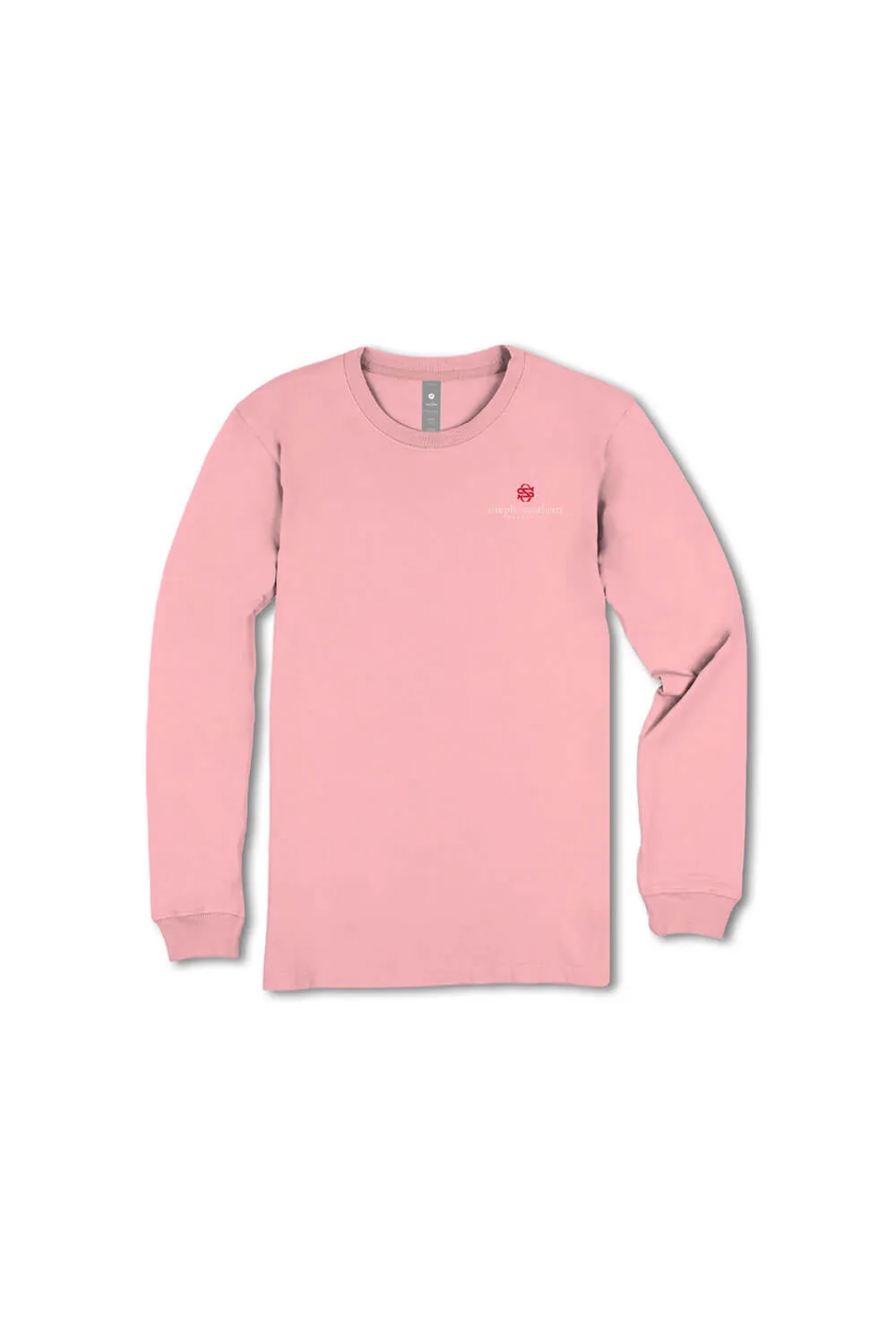 Simply Southern Youth Stay Sweet Long Sleeve T-Shirt for Women in Pink | YTH-LS-STAYSWT-TEAROSE sold by Glik’s product image thumbnail 2