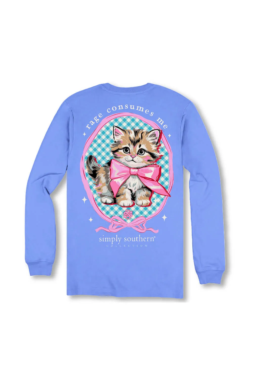 Simply Southern Rage Consumes Me Long Sleeve T-Shirt for Women in Blue | LS-RAGE-BALI sold by Glik’s product image thumbnail 3