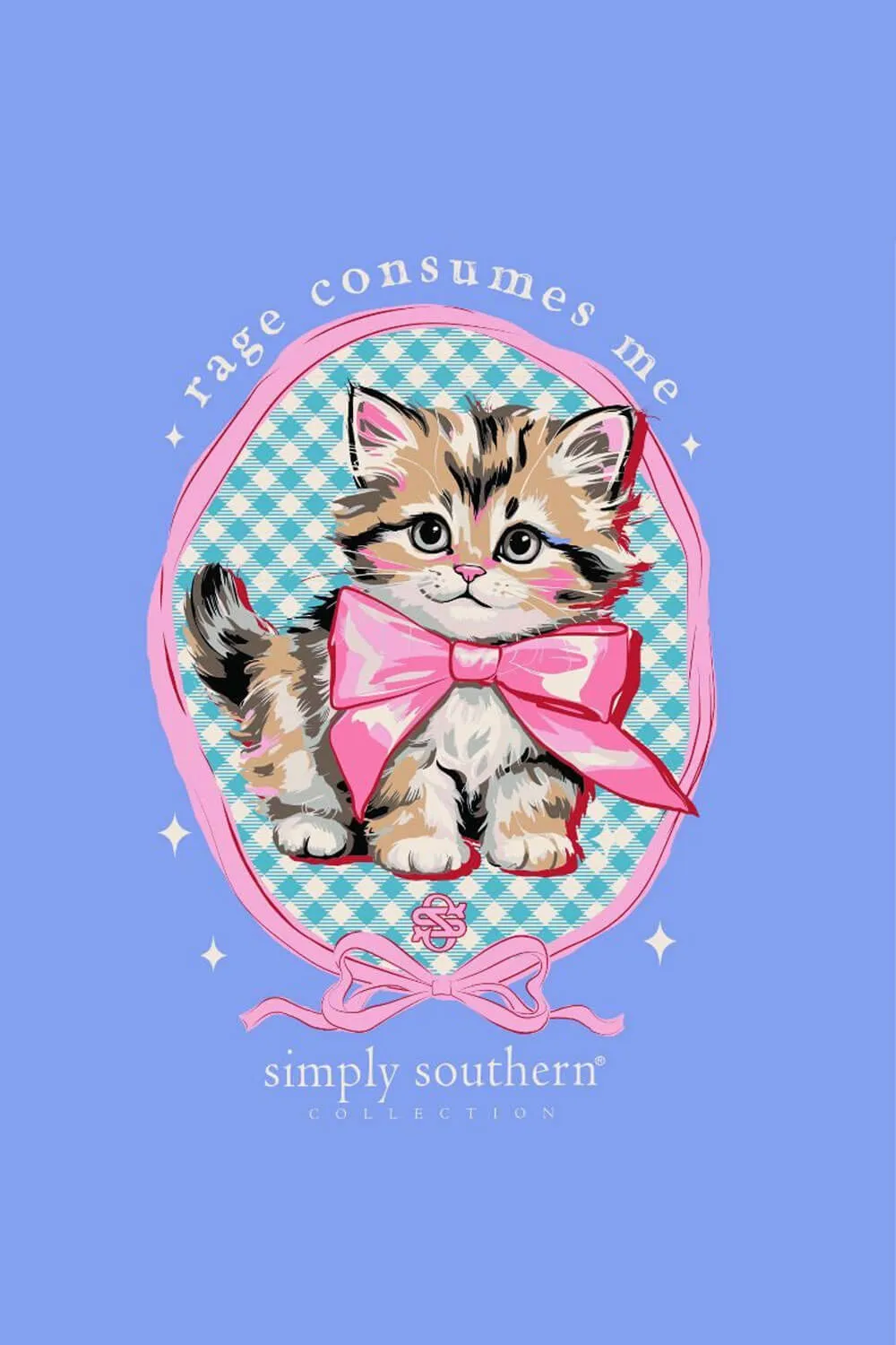 Simply Southern Rage Consumes Me Long Sleeve T-Shirt for Women in Blue | LS-RAGE-BALI sold by Glik’s product image thumbnail 5