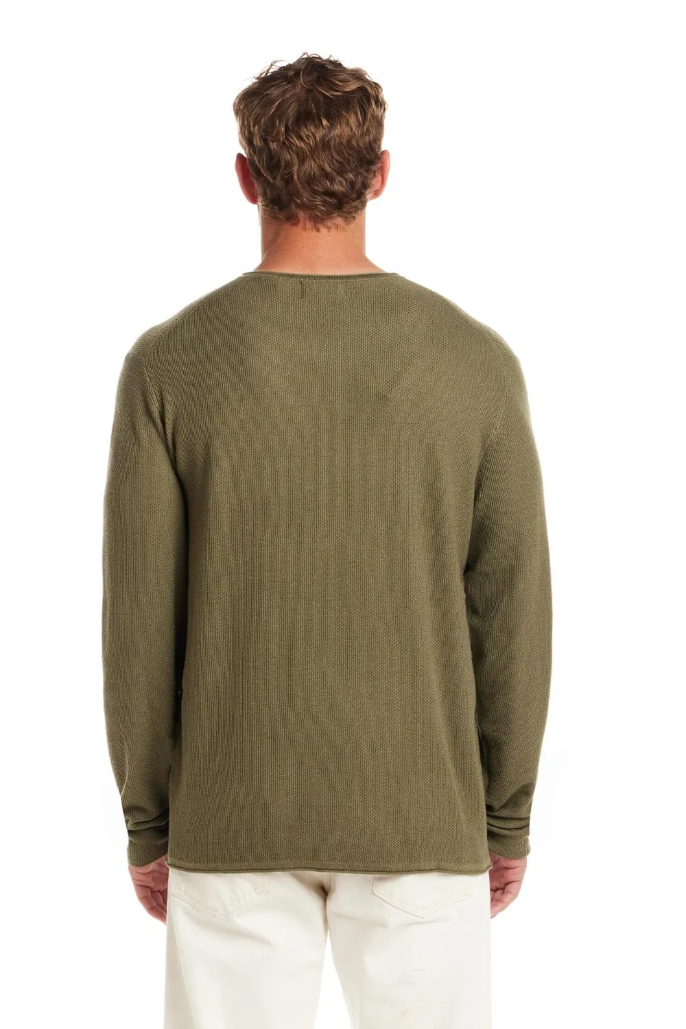 Weatherproof Vintage Merino Blend Roll Neck Sweater for Men in Tea Leaf | F2540652GK-TEALEAF sold by Glik’s product image thumbnail 3