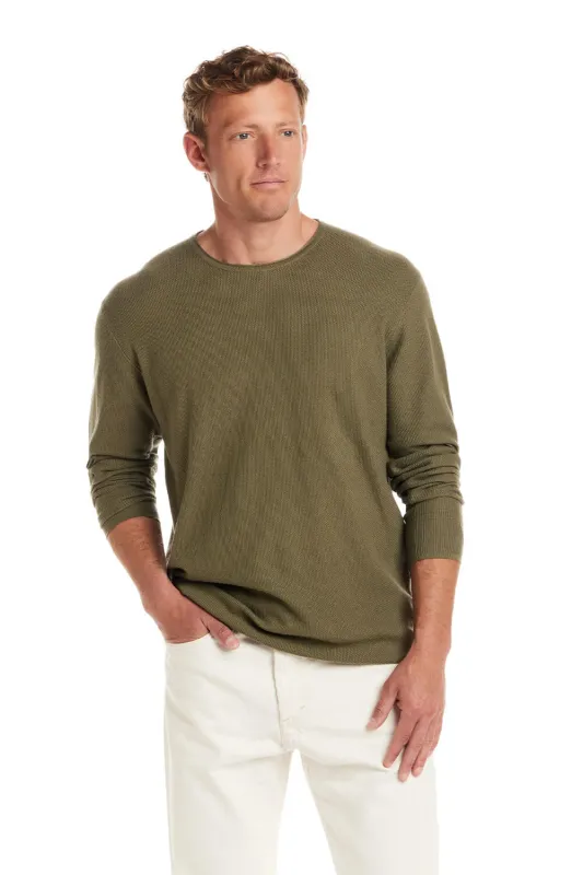 Weatherproof Vintage Merino Blend Roll Neck Sweater for Men in Tea Leaf | F2540652GK-TEALEAF sold by Glik’s