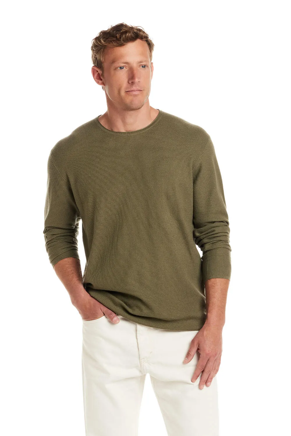 Weatherproof Vintage Merino Blend Roll Neck Sweater for Men in Tea Leaf | F2540652GK-TEALEAF sold by Glik’s