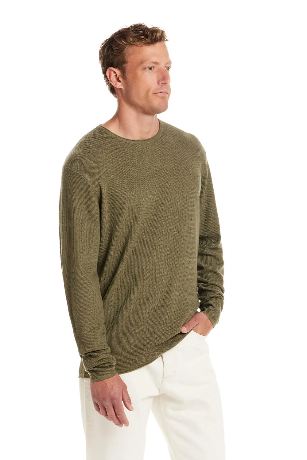 Weatherproof Vintage Merino Blend Roll Neck Sweater for Men in Tea Leaf | F2540652GK-TEALEAF sold by Glik’s product image thumbnail 2