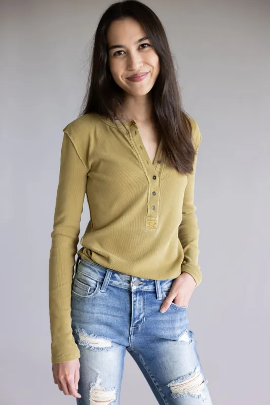 Free People Jamie Henley for Women in Dried Tobacco | OB2102050-2473-DRIEDTOBACCO sold by Glik’s