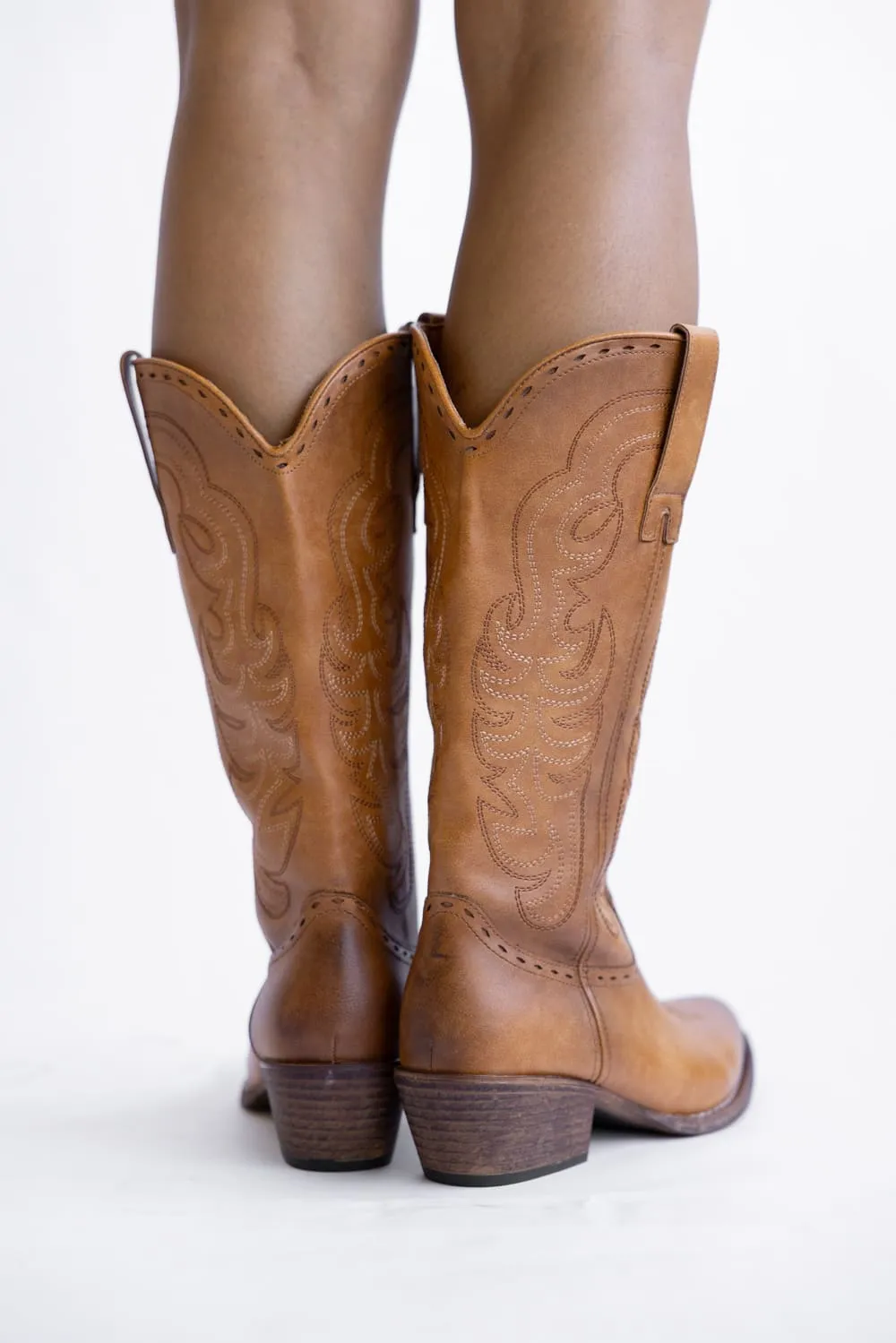 Pierre Dumas Dixie Western Tall Boots for Women in New Tan | 89215-120 NEW TAN sold by Glik’s product image thumbnail 4