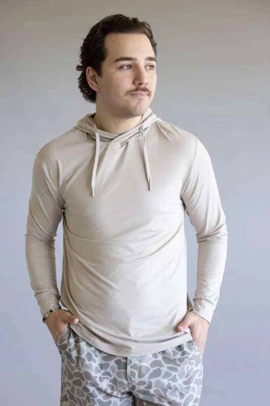 Burlebo Performance Hoodie for Men in Sandstone | PH-SANDSTONE sold by Glik’s