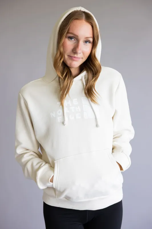 The North Face Sketch Evolution Half Dome Hoodie for Women in White | NF0A8E9N-QLI sold by Glik’s