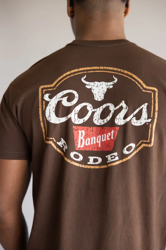 Coors Rodeo Steer Head T-Shirt for Men in Brown | 47-331-123-BROWN sold by Glik’s