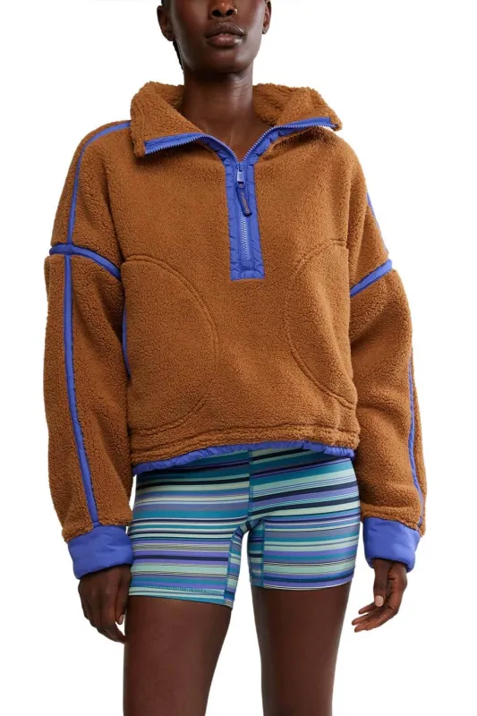 FP Movement Mountain High ½ Zip Fleece for Women in Twig Brown | OB1606838-TWIGCOMBO sold by Glik’s