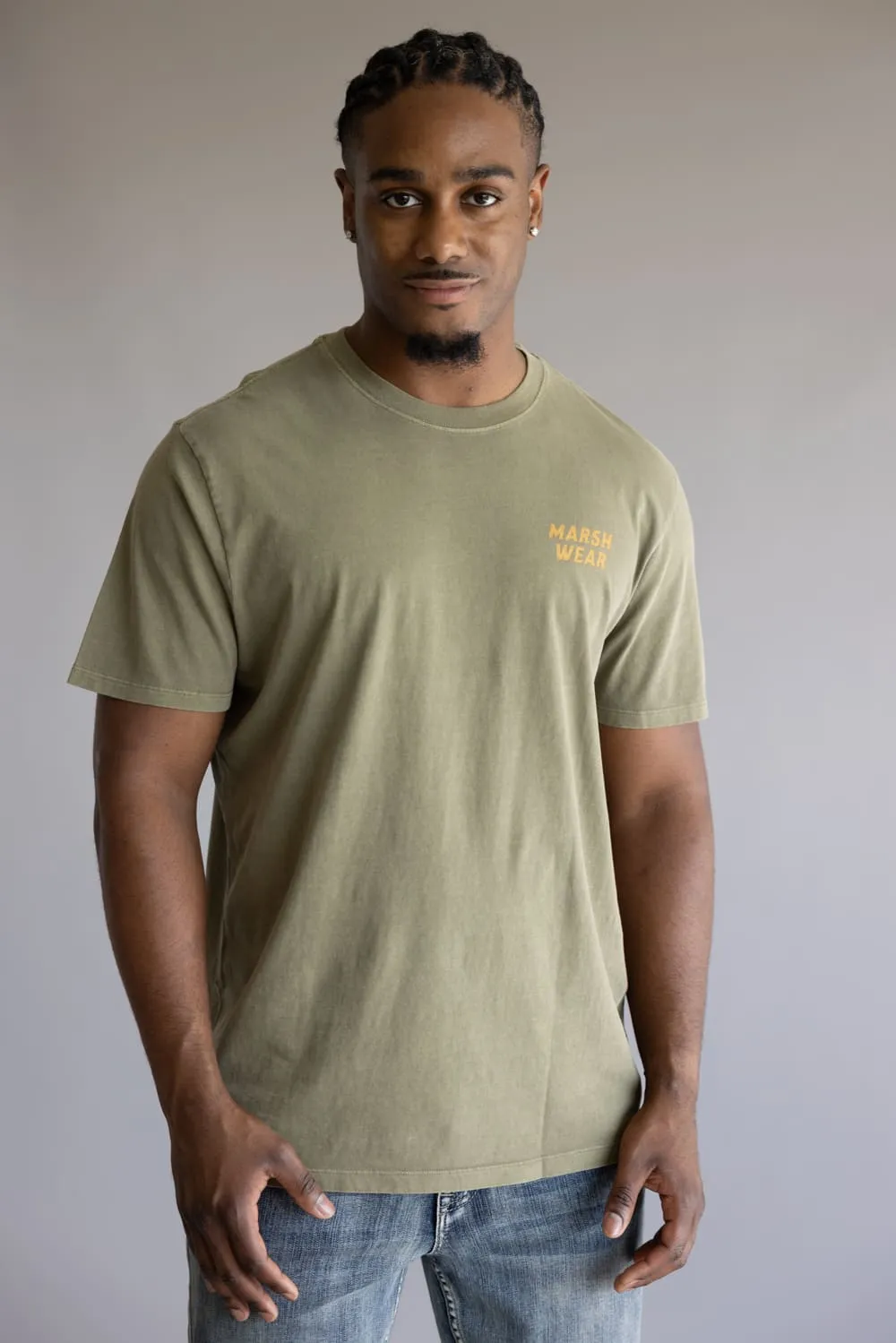 Marsh Wear Heritage Pointer T-Shirt for Men in Vintage Moss | MWT5024-VMOS sold by Glik’s product image thumbnail 2