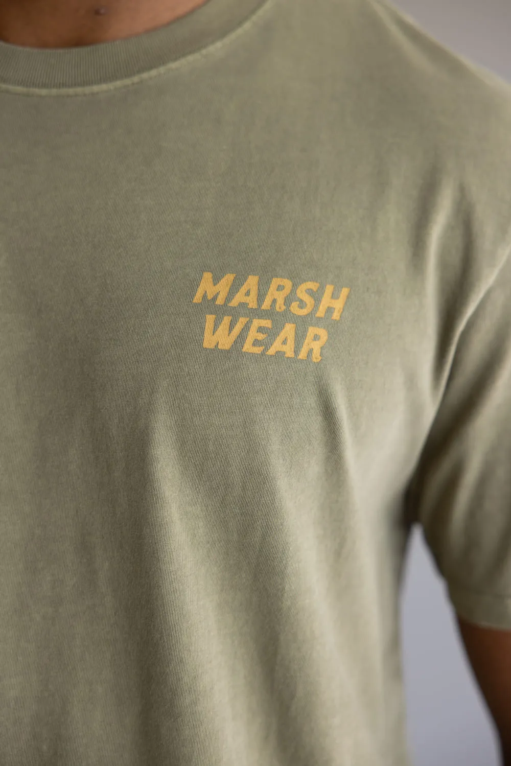 Marsh Wear Heritage Pointer T-Shirt for Men in Vintage Moss | MWT5024-VMOS sold by Glik’s product image thumbnail 3