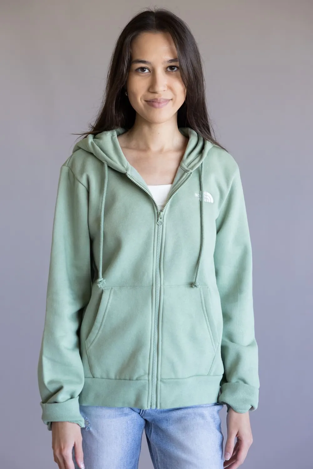 The North Face Evolution Simple Dome Full Zip Hoodie for Women in Slate Moss | NF0A8EU0-BQ1 sold by Glik’s product image thumbnail 3