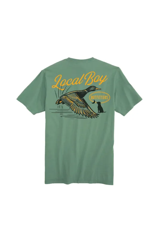 Local Boy Youth Moonlit Mallard T-Shirt in Green | L0000158-LTG sold by Glik’s