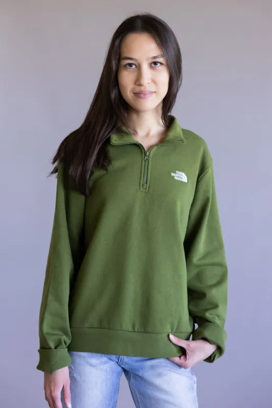 The North Face Evolution ¼ Zip for Women in Woodland Green | NF0A8ET5-BRI sold by Glik’s