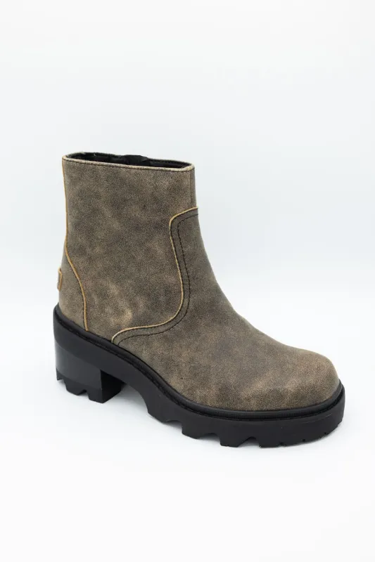 Sorel Joan Now Zip Booties for Women in Canoe/Black | 2138431-262 sold by Glik’s