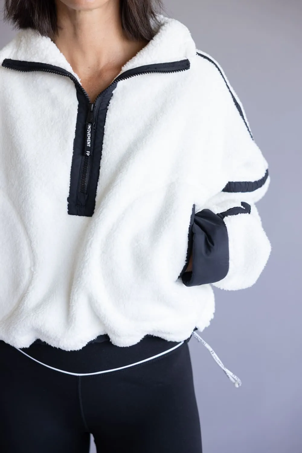FP Movement Mountain High ½ Zip Fleece for Women in White | OB1606838-WHITECOMBO sold by Glik’s product image thumbnail 3