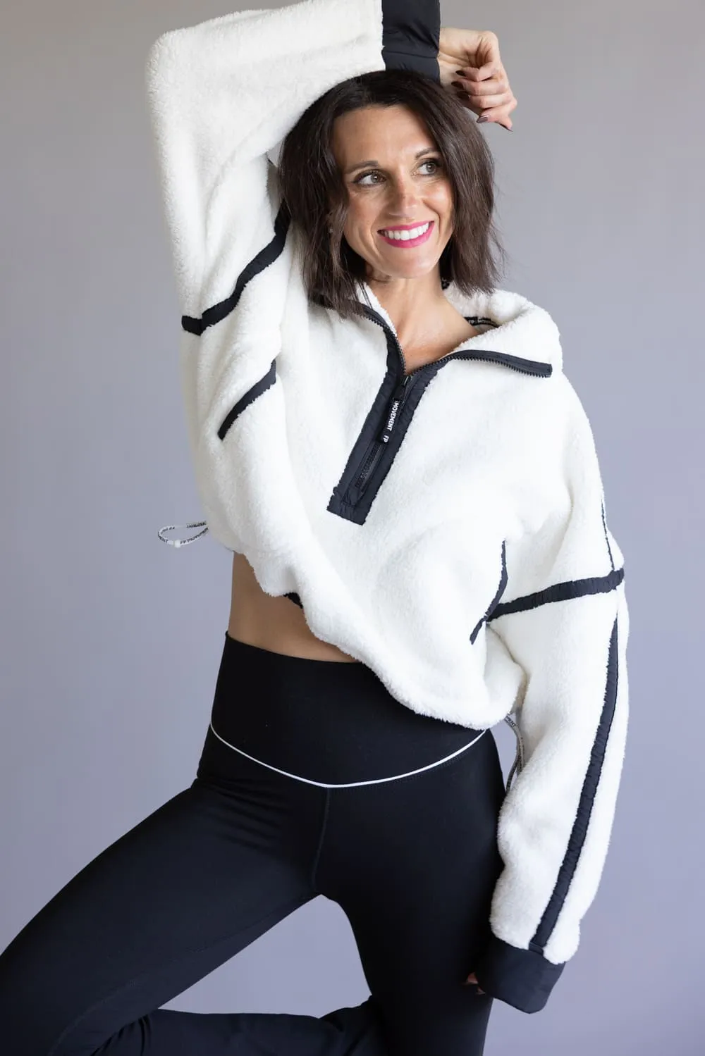 FP Movement Mountain High ½ Zip Fleece for Women in White | OB1606838-WHITECOMBO sold by Glik’s product image thumbnail 4