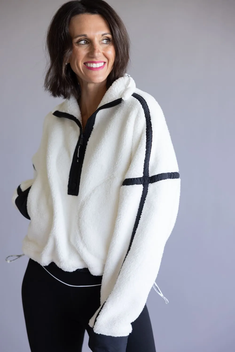 FP Movement Mountain High ½ Zip Fleece for Women in White | OB1606838-WHITECOMBO sold by Glik’s product image thumbnail 5