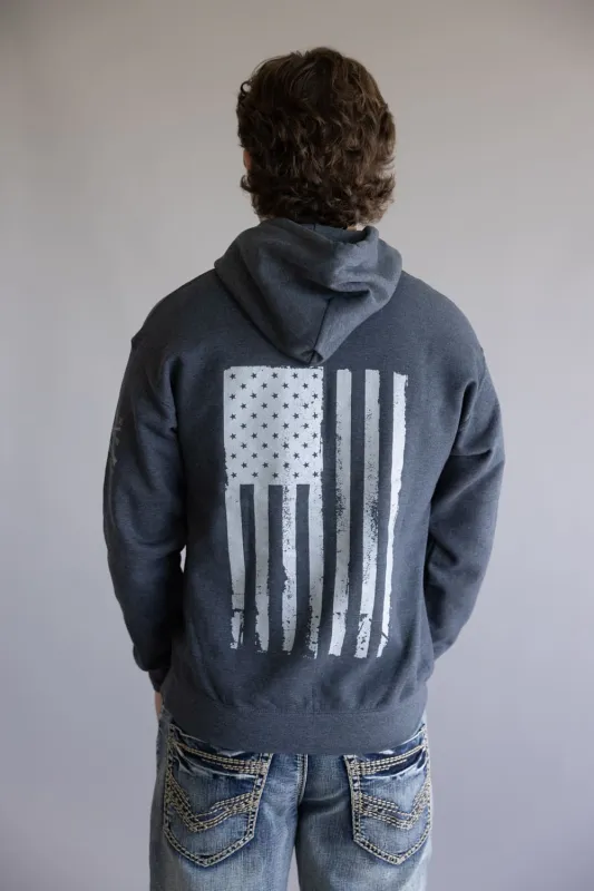 Grunt Style This Well Defend Hoodie for Men in Grey | GS5378-DKGRY sold by Glik’s