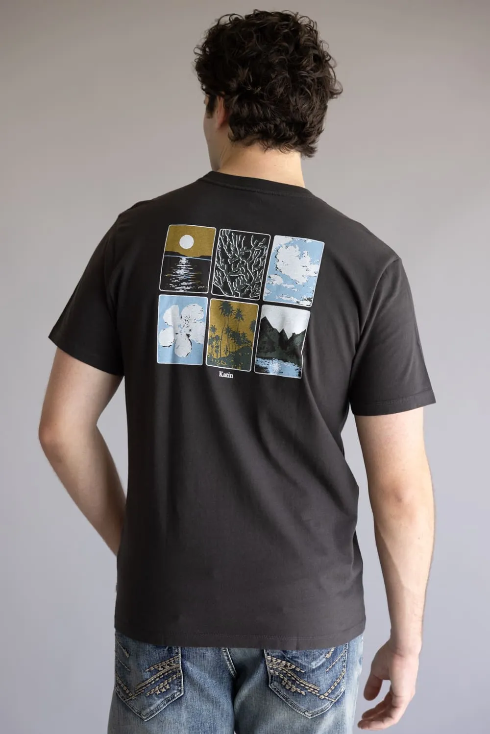 Katin Phases T-Shirt for Men in Wash Black | FA25GSPHA-BLACK WASH sold by Glik’s