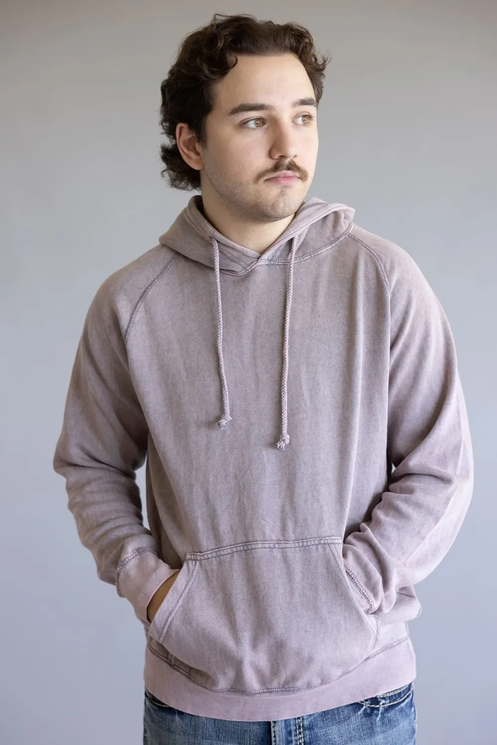 Mineral Wash Hoodie in Cedar | 709MW-CEDAR sold by Glik’s product image thumbnail 3