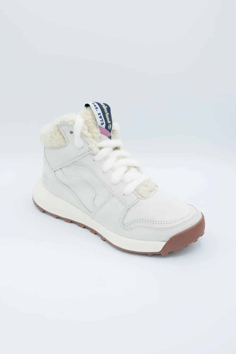 Timberland Retro Swift High-Top Sneakers for Women in White | TB0A431JEUP sold by Glik’s