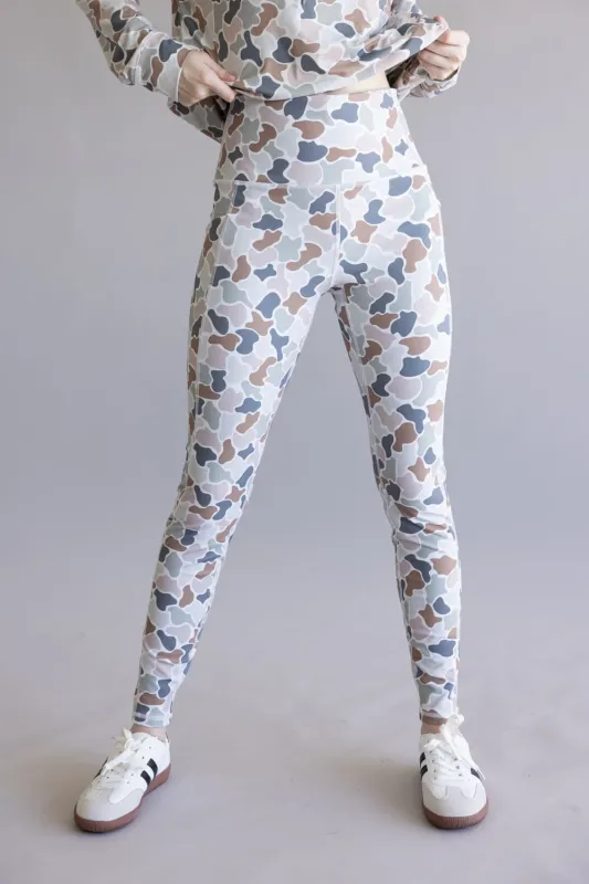 Local Girl Seamed Leggings for Women in Flora Camo | L5160002-FCF sold by Glik’s