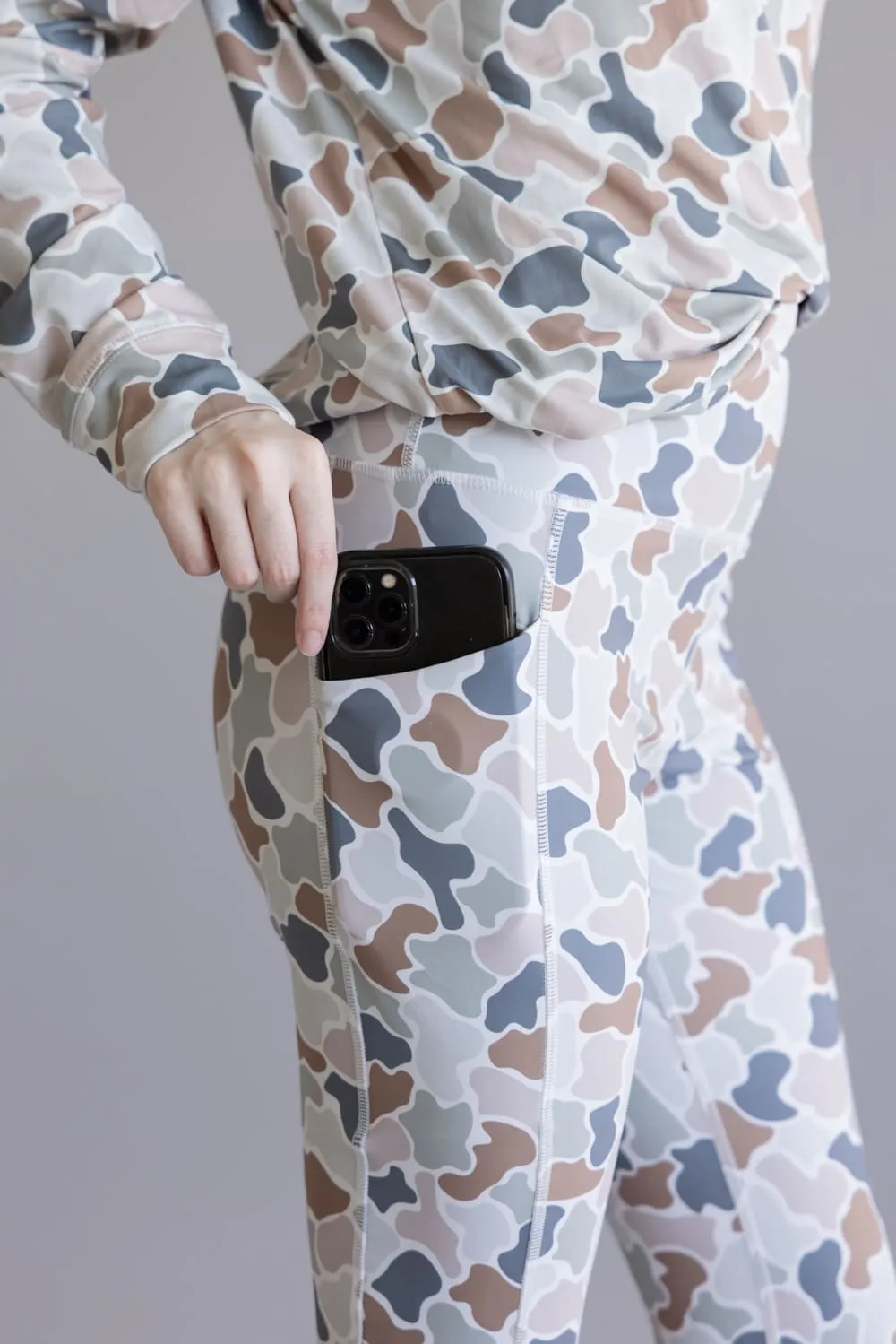 Local Girl Seamed Leggings for Women in Flora Camo | L5160002-FCF sold by Glik’s product image thumbnail 2