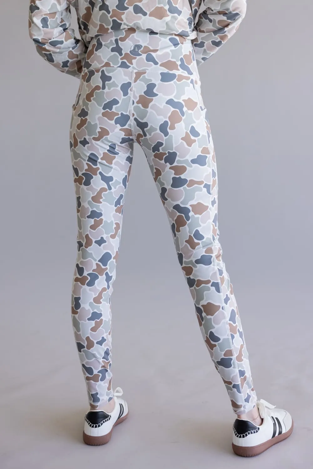 Local Girl Seamed Leggings for Women in Flora Camo | L5160002-FCF sold by Glik’s product image thumbnail 3