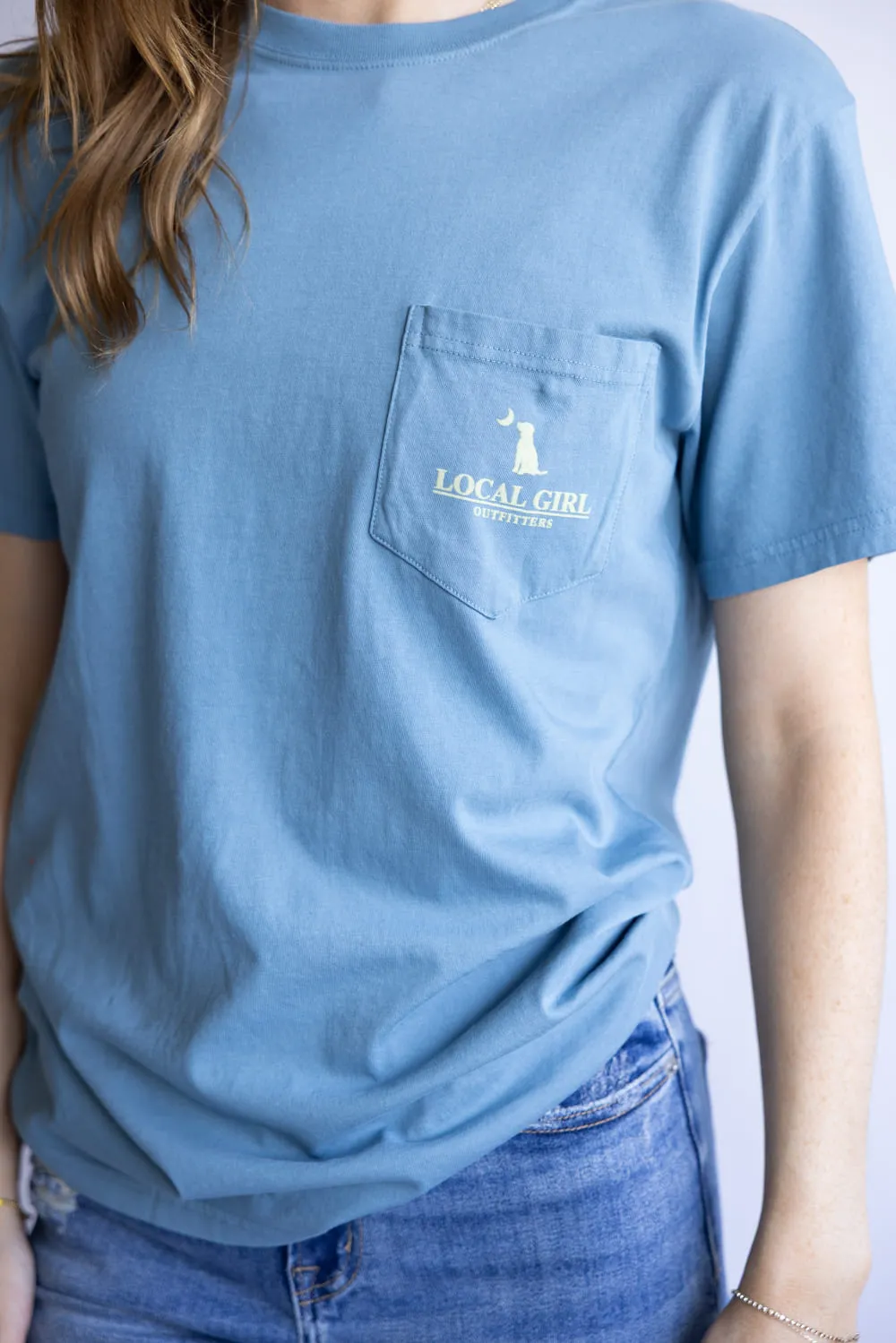 Local Girl Western Whiskey T-Shirt for Women in Slate | L5100045-SLT sold by Glik’s product image thumbnail 3