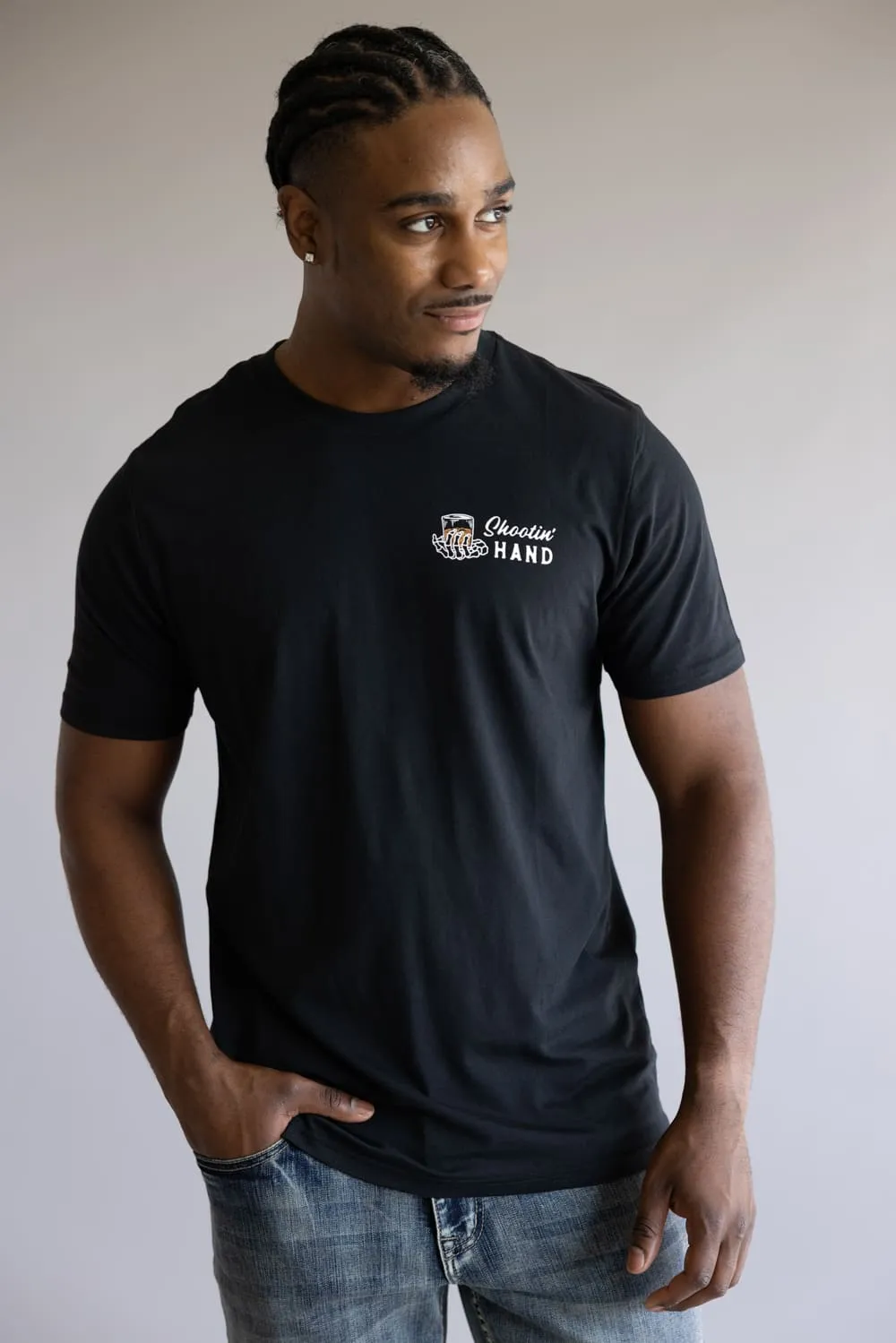 Sendero Provisions Co. Shootin Hand T-Shirt for Men in Black | SPCS120P15-BLACK sold by Glik’s product image thumbnail 2