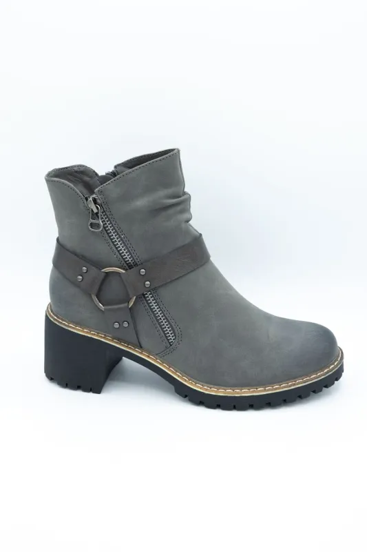 Patrizia Firewood Booties for Women in Grey | FIREWOOD-GRY sold by Glik’s