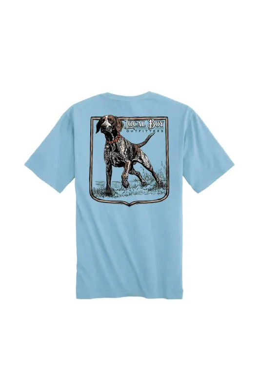 Local Boy Youth Hunting Dog T-Shirt in Blue | L0100042-WDM sold by Glik’s