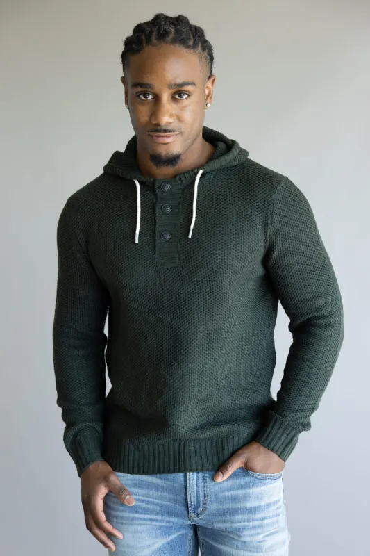 Union Hooded Sweater for Men in Dark Spruce | H302165-DKSPRUCE sold by Glik’s