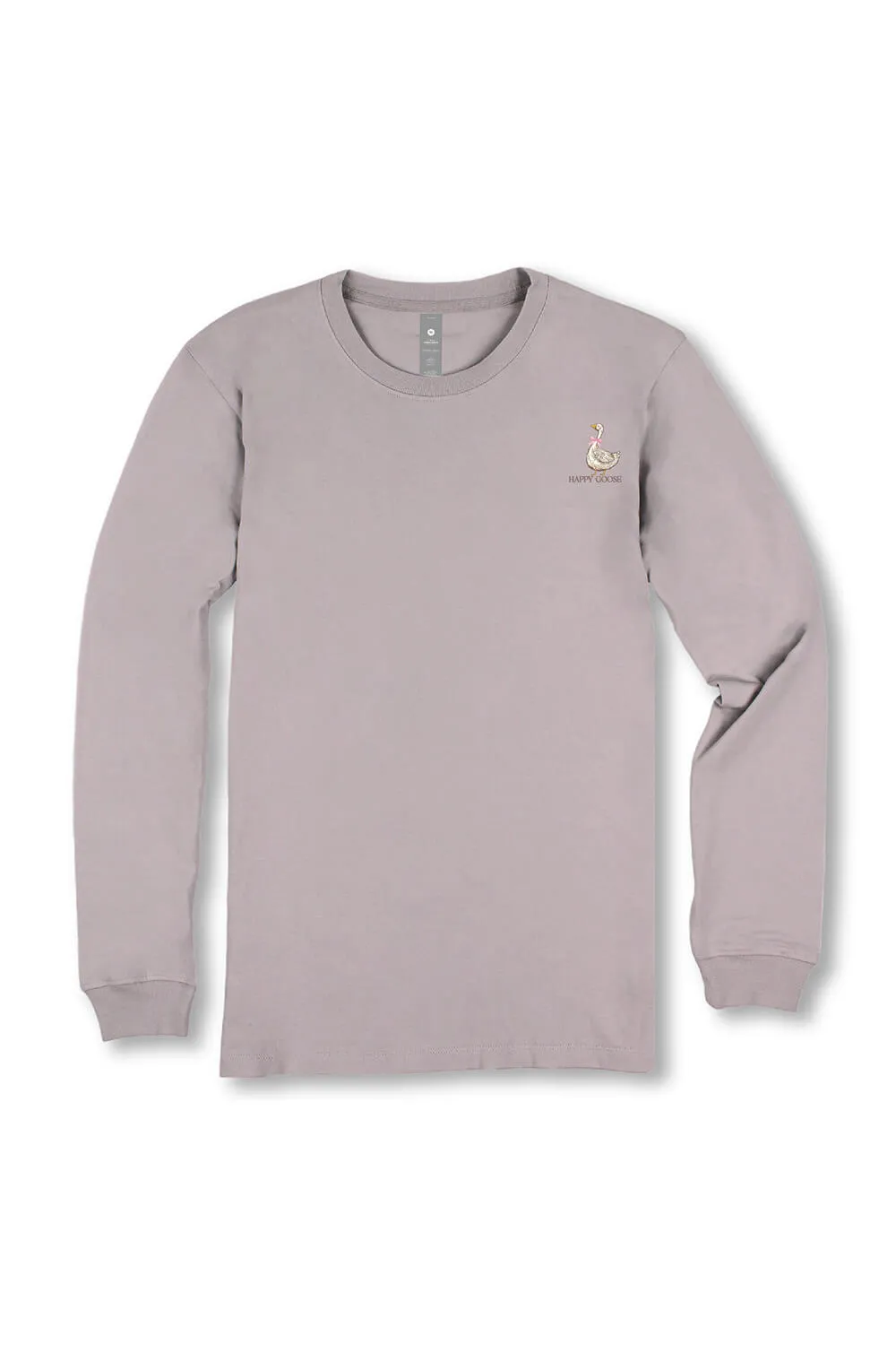 Simply Southern Plus Size Happy Goose Long Sleeve T-Shirt for Women in Grey | EXT-LS-HAPPYGOOSE-DRFTWD sold by Glik’s product image thumbnail 2