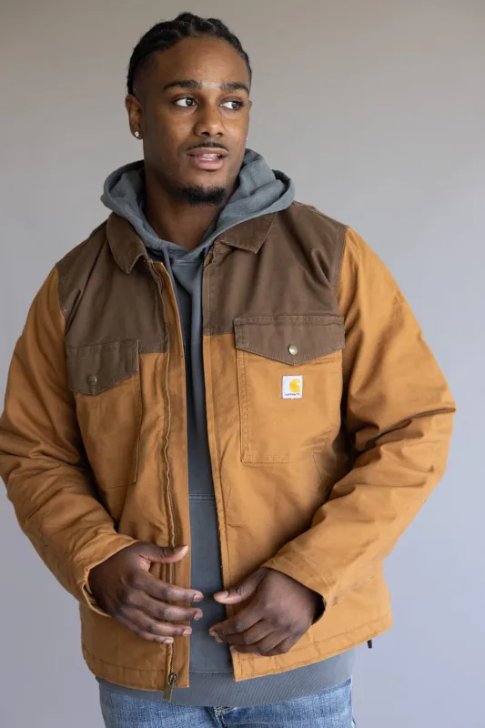 Carhartt Montana Duck Rugged Flex Insulated Jacket for Men in Brown | 106432-B84 sold by Glik’s